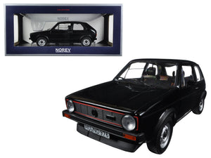 NEW 1976 Volkswagen Golf GTi Black 1/18 Diecast Model Car